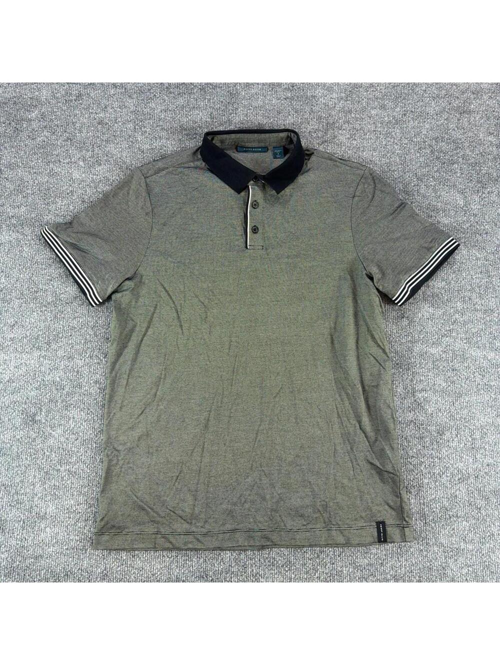 Perry Ellis Men's Gray Polo Shirt M - Golf, Office, Summer, Business‎ Casual
